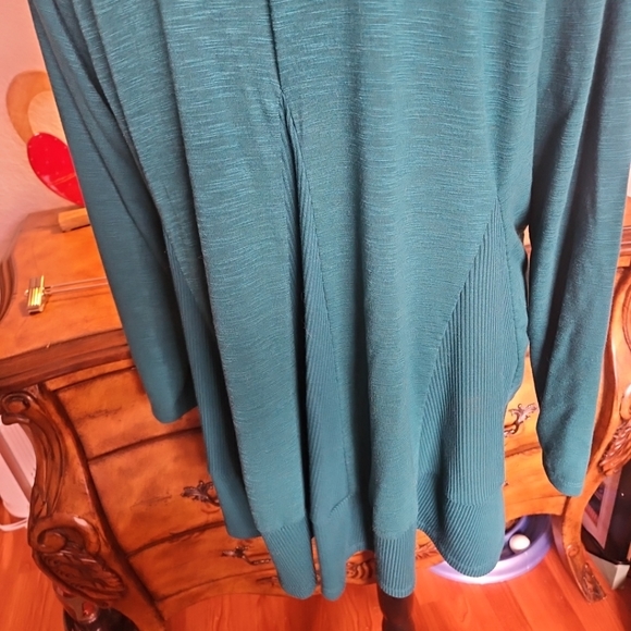 NWOT Chico's size 3 (16/18) Emerald Green Tunic - Picture 5 of 6